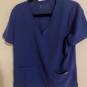 Figs top medium blue